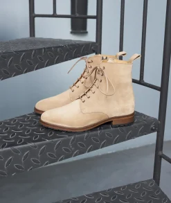 Femme Paire et Fils Boots-BOOTS À LACETS FEMME DAIM