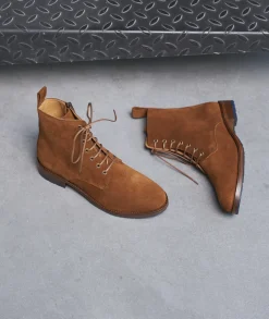 Femme Paire et Fils Boots-Boots À lacets femme daim