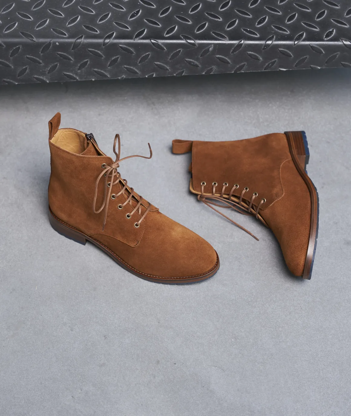 Femme Paire et Fils Boots-Boots À lacets femme daim
