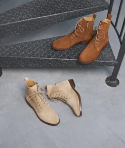 Femme Paire et Fils Boots-Boots À lacets femme daim