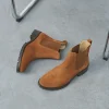Femme Paire et Fils Boots-Bottines chelsea commando en daim