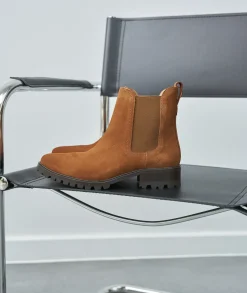 Femme Paire et Fils Boots-Bottines chelsea commando en daim