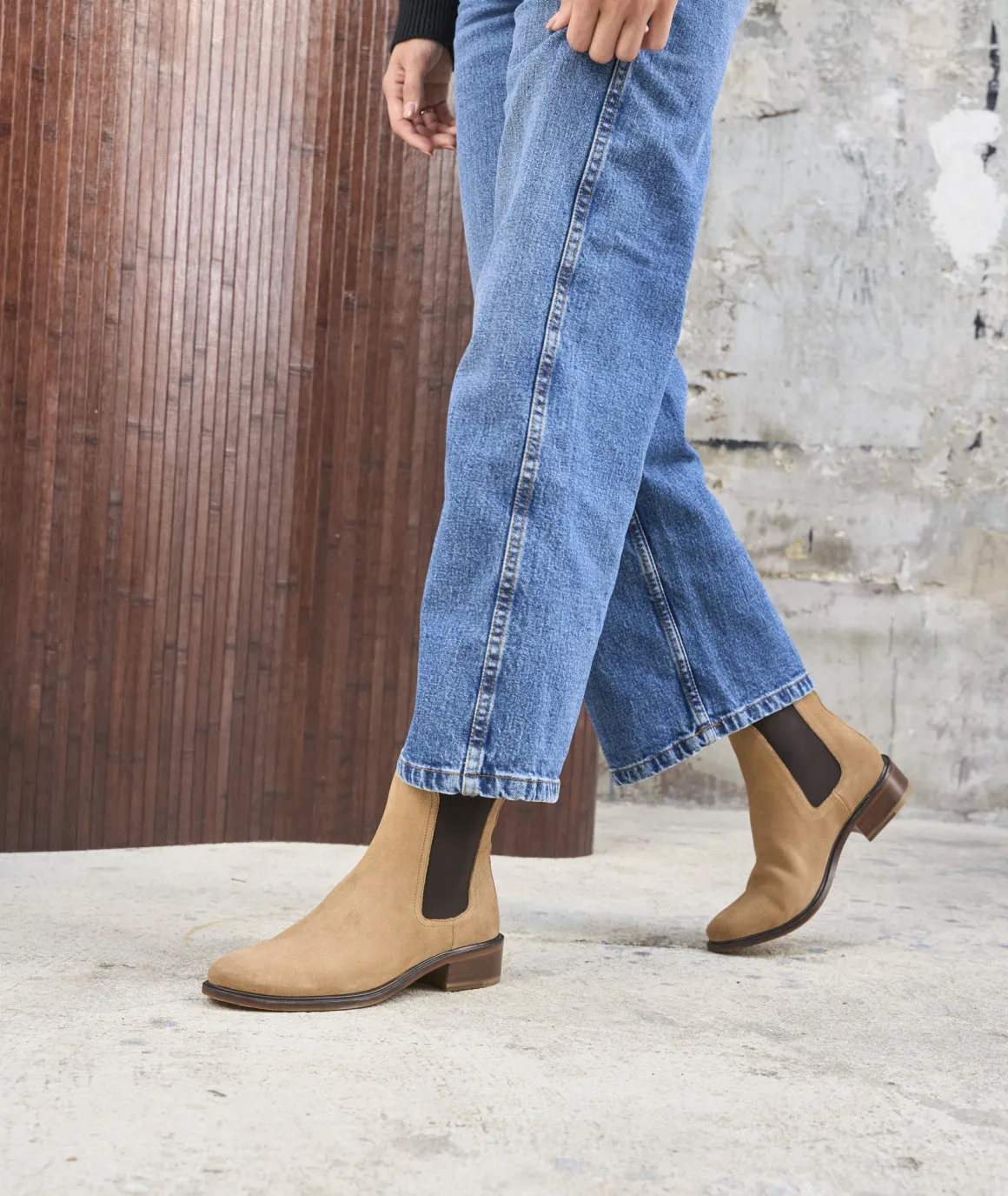 Femme Paire et Fils Boots-Bottines chelsea en daim