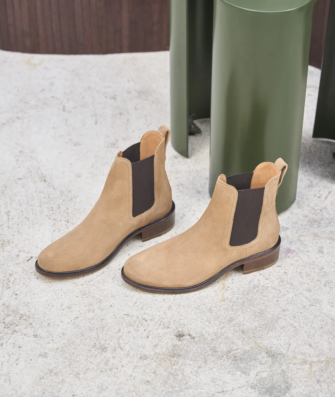 Femme Paire et Fils Boots-Bottines chelsea en daim