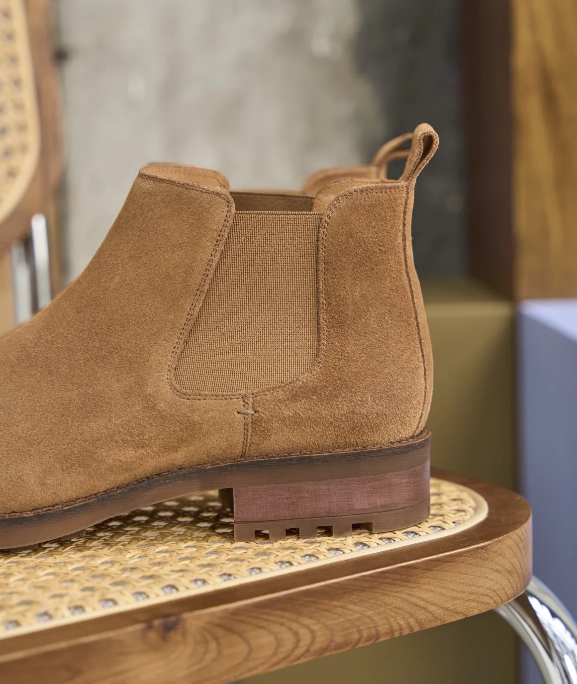 Homme Paire et Fils Bottines-Bottines chelsea en daim