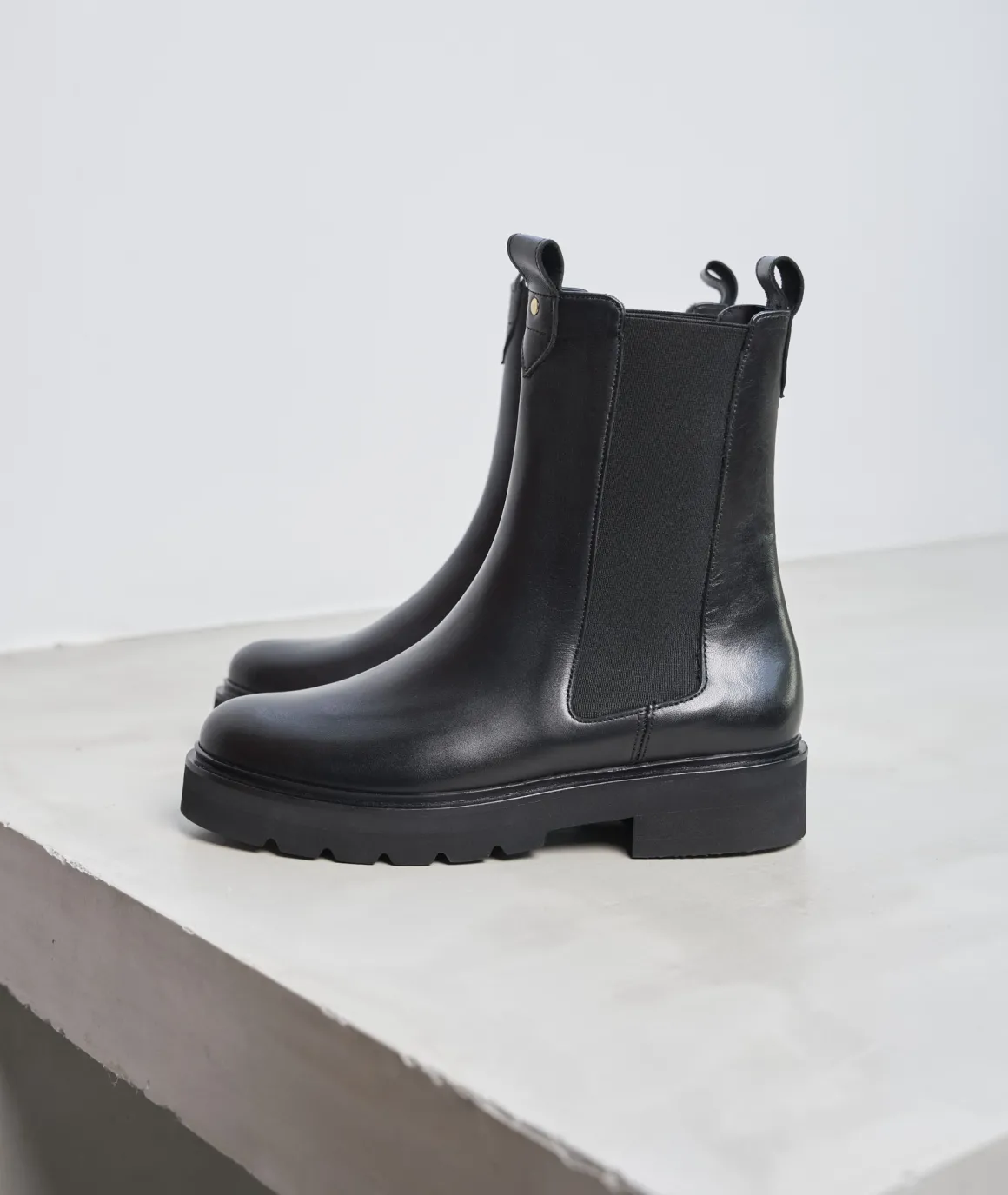 Femme Paire et Fils Boots-BOTTINES CHELSEA FEMME CUIR