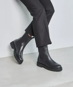 Femme Paire et Fils Boots-BOTTINES CHELSEA FEMME CUIR