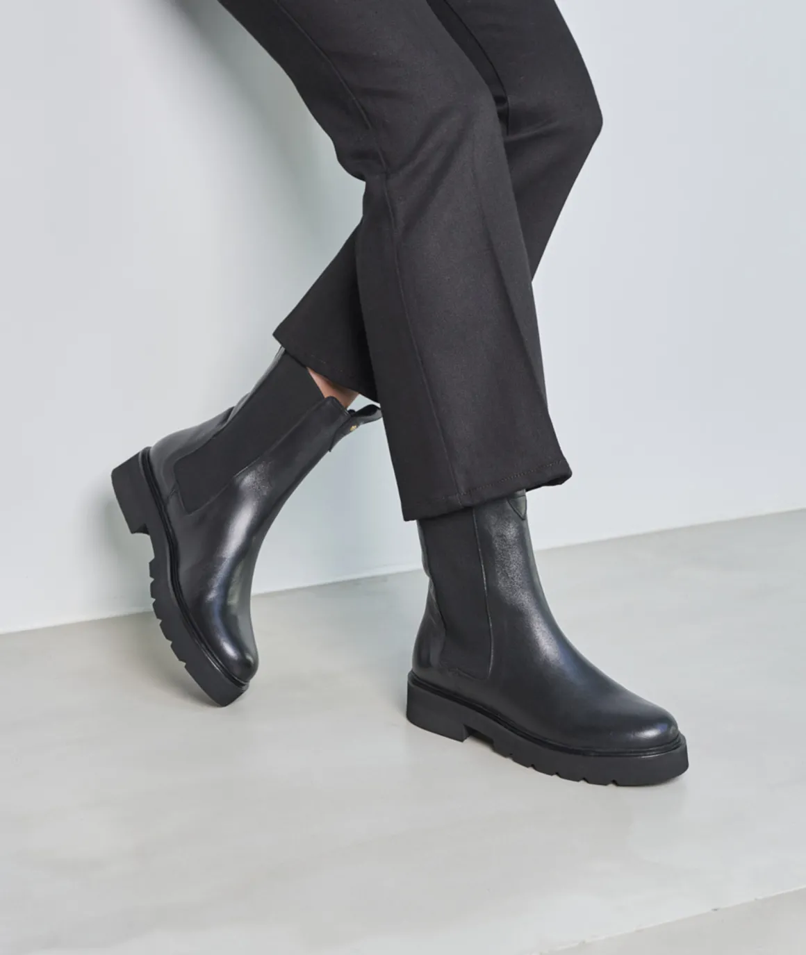 Femme Paire et Fils Boots-BOTTINES CHELSEA FEMME CUIR