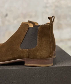 Homme Paire et Fils Bottines-Bottines chelseaen daim