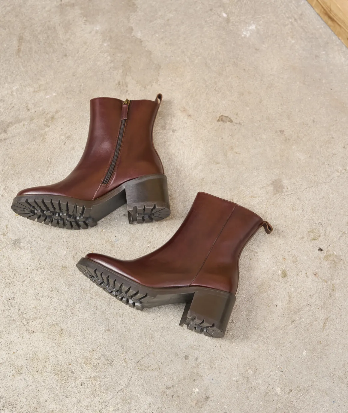 Femme Paire et Fils Boots-Bottines Femme en cuir