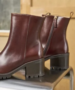 Femme Paire et Fils Boots-Bottines Femme en cuir