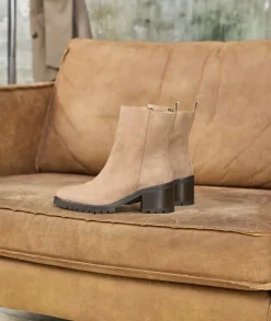 Femme Paire et Fils Boots-Bottines Femme en daim