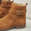 Homme Paire et Fils Bottines-Bottines Jodhpur en daim