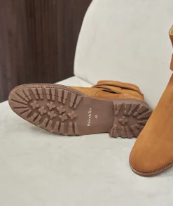 Homme Paire et Fils Bottines-Bottines Jodhpur en daim