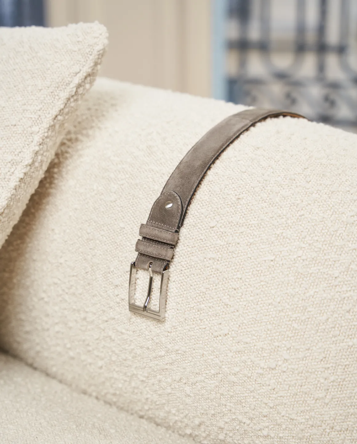 Homme Paire et Fils Ceintures Homme-ceinture en daim pour homme