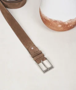 Homme Paire et Fils Ceintures Homme-Ceinture en daim pour homme