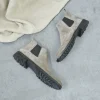 Homme Paire et Fils Bottines-Chelsea boots commando en daim