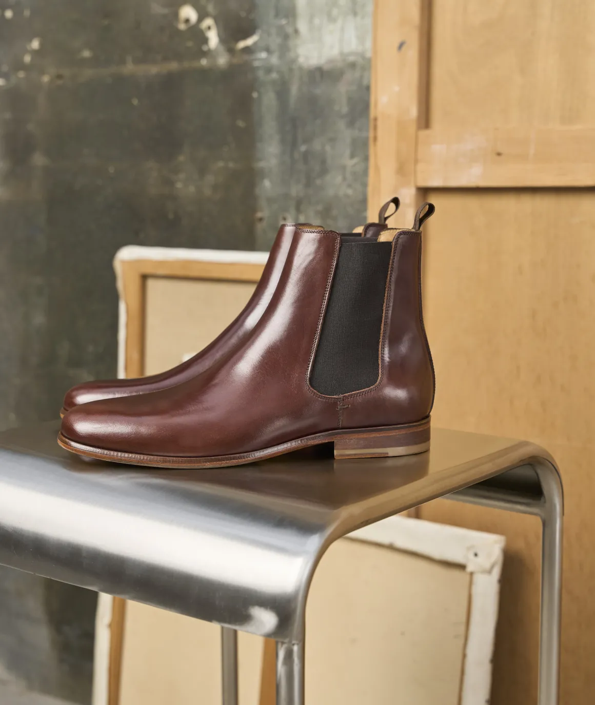 Homme Paire et Fils Bottines-chelsea boots en cuir