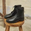 Femme Paire et Fils Boots-Combat boots en cuir