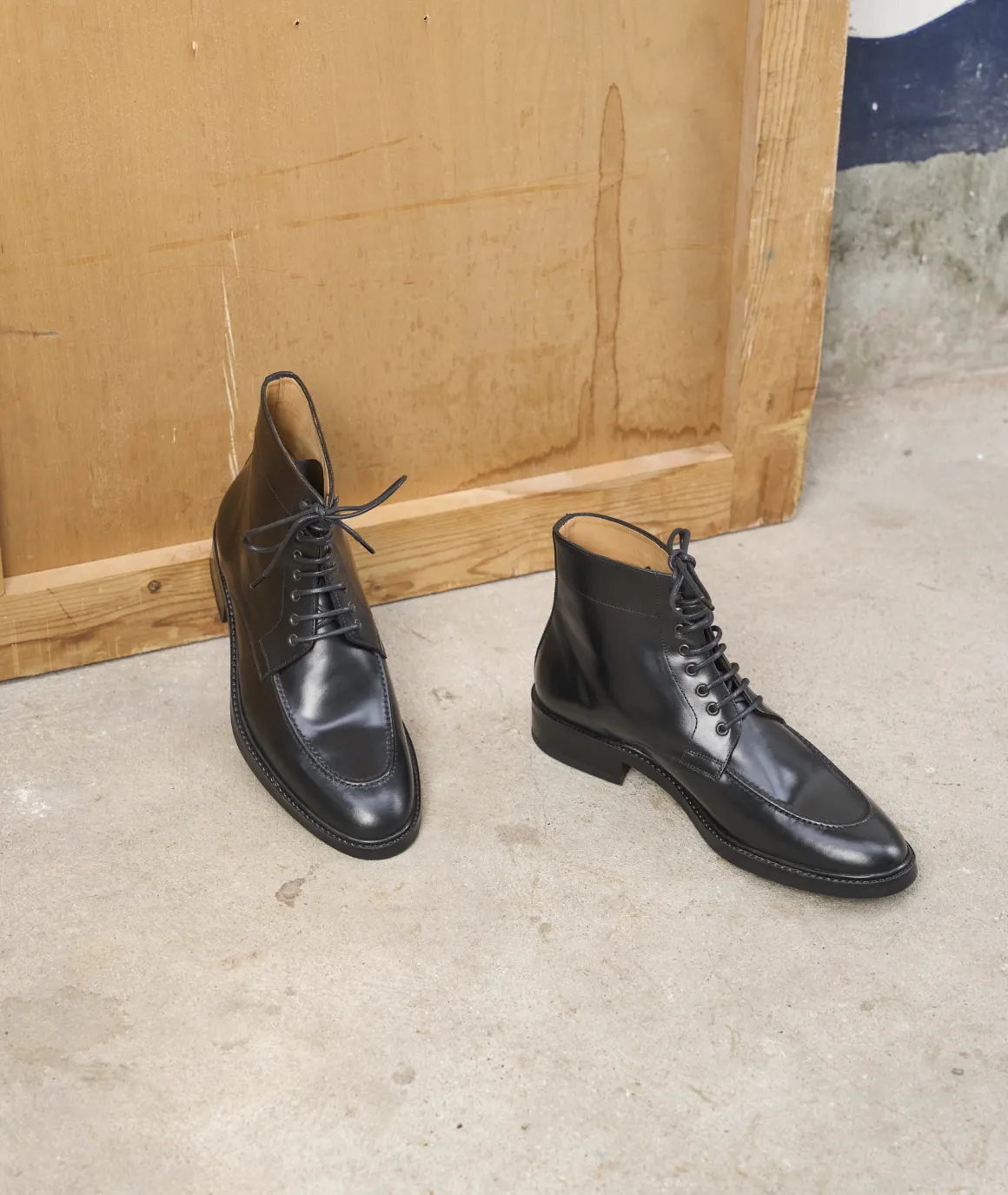 Homme Paire et Fils Combat Boots Homme-Combat boots homme en cuir
