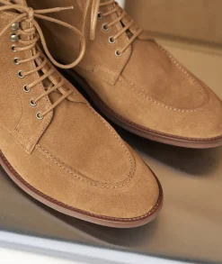 Homme Paire et Fils Combat Boots Homme-Combat boots homme en daim