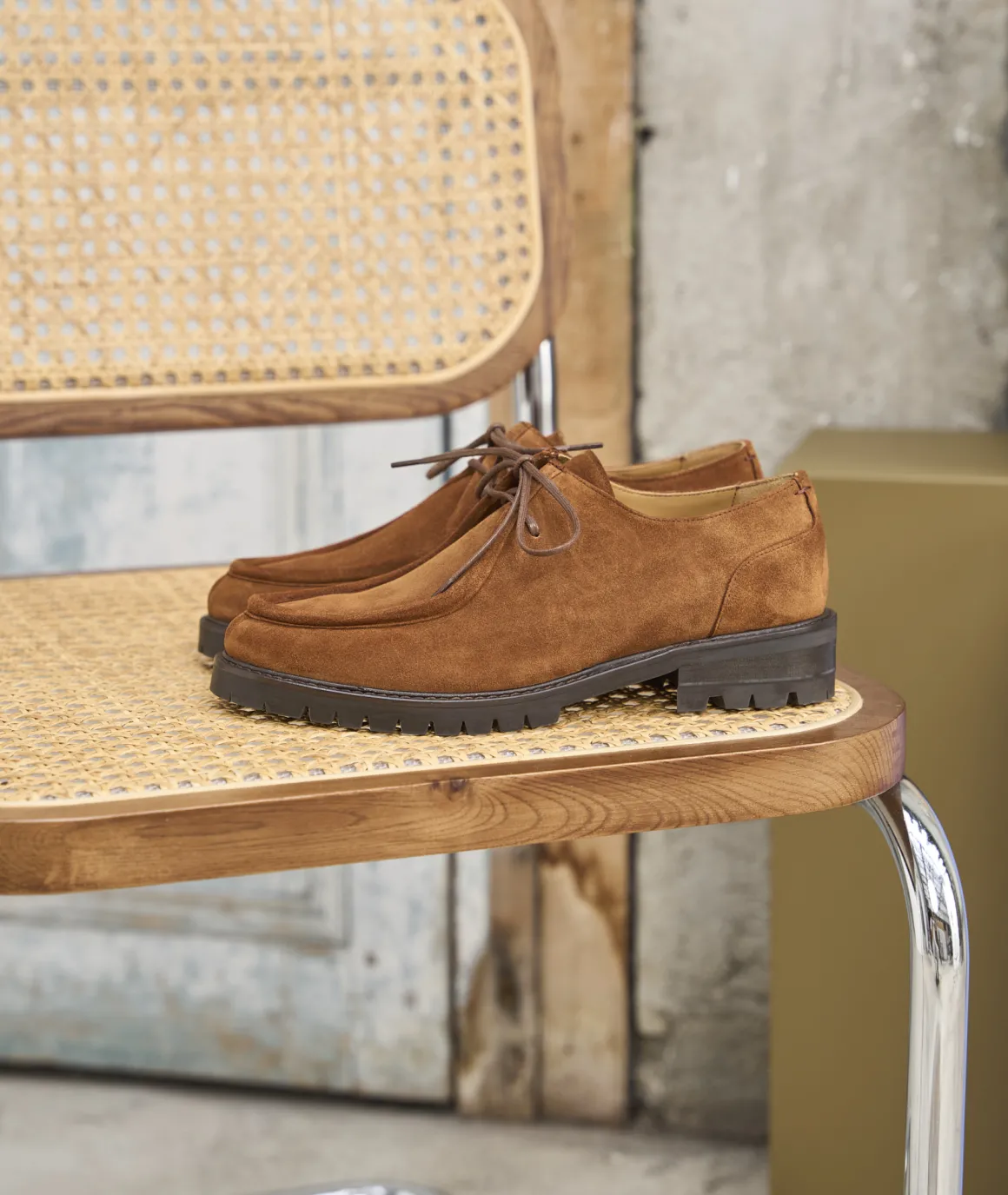 Femme Paire et Fils Mocassins Et Derbies-Derbies femme en daim