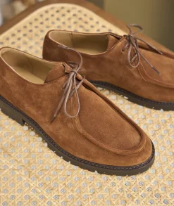 Femme Paire et Fils Mocassins Et Derbies-Derbies femme en daim