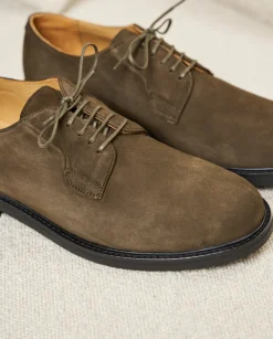 Homme Paire et Fils Derbies Et Richelieu-DERBIES HOMME EN DAIM