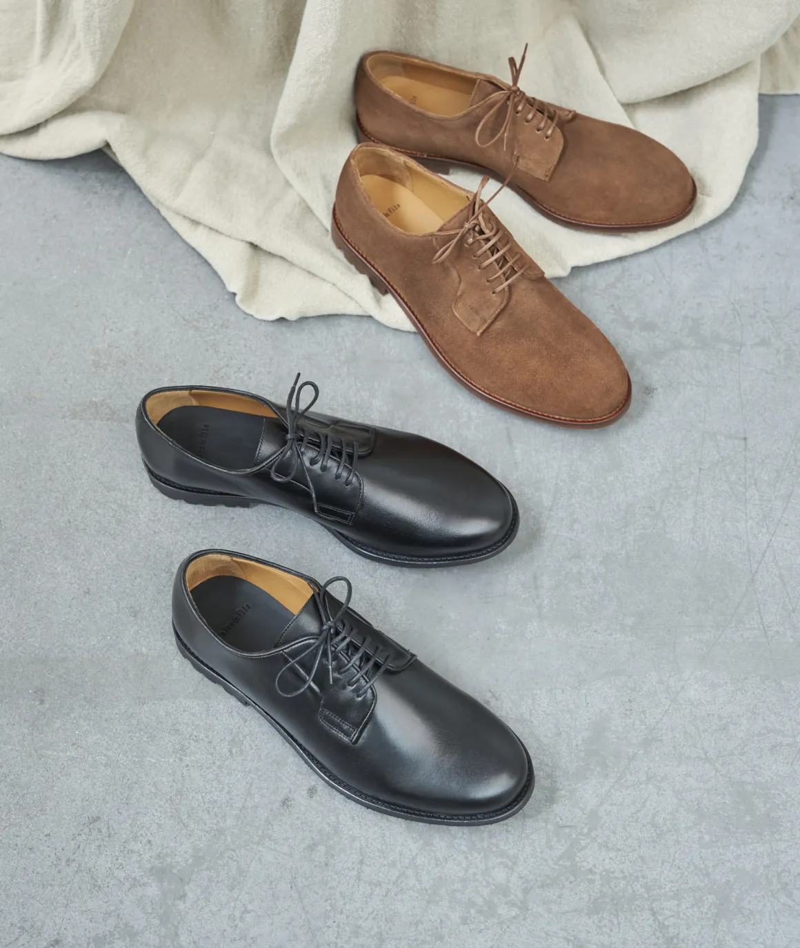 Homme Paire et Fils Derbies Et Richelieu-DERBIES HOMME EN DAIM