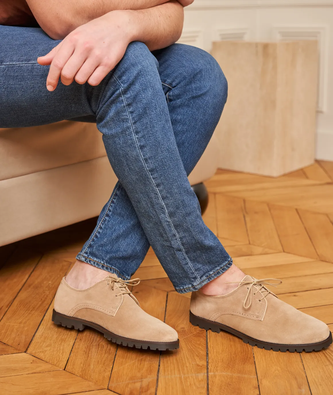 Homme Paire et Fils Derbies Et Richelieu-Derbies homme en daim