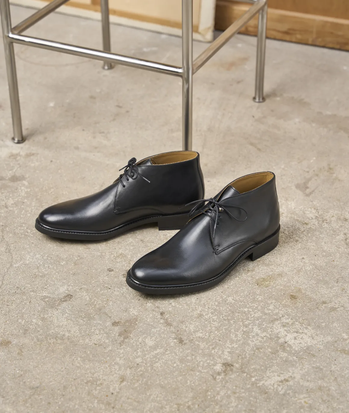 Homme Paire et Fils Desert Boots-desert boot cuir