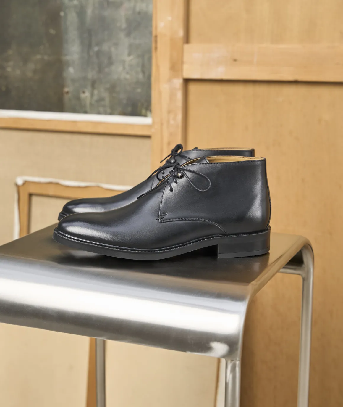 Homme Paire et Fils Desert Boots-desert boot cuir
