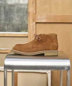 Homme Paire et Fils Desert Boots-Desert boots daim