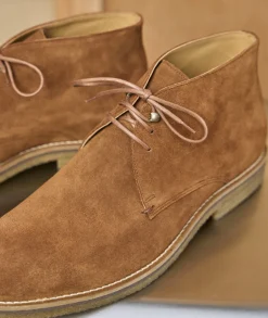Homme Paire et Fils Desert Boots-Desert boots daim