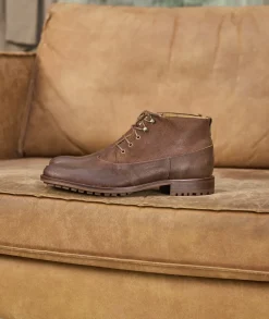 Homme Paire et Fils Desert Boots-Desert boots en cuir