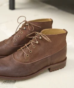 Homme Paire et Fils Desert Boots-Desert boots en cuir