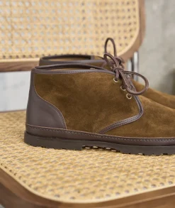 Homme Paire et Fils Desert Boots-Desert boots en daim