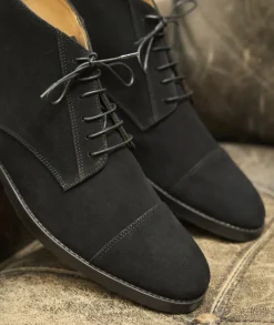 Homme Paire et Fils Desert Boots-Desert boots en daim