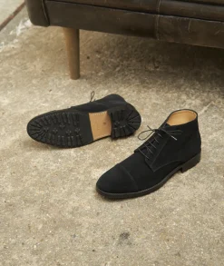 Homme Paire et Fils Desert Boots-Desert boots en daim