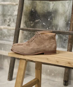 Homme Paire et Fils Desert Boots-Desert boots en daim