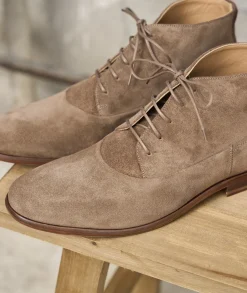 Homme Paire et Fils Desert Boots-Desert boots en daim