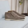 Homme Paire et Fils Desert Boots-Desert boots en daim gris ardoise