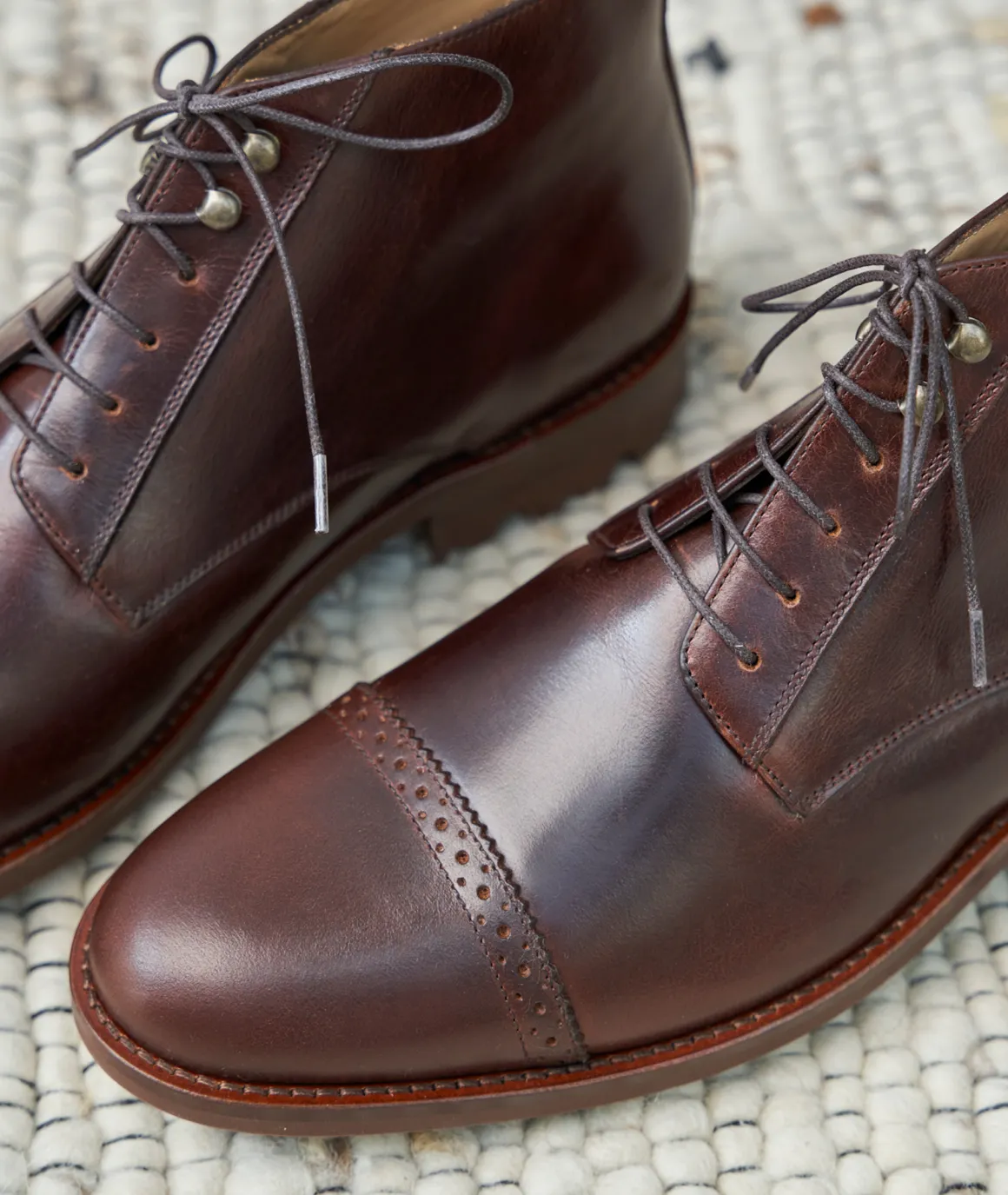 Homme Paire et Fils Desert Boots-DESERT BOOTS HOMME EN CUIR PATINÉ