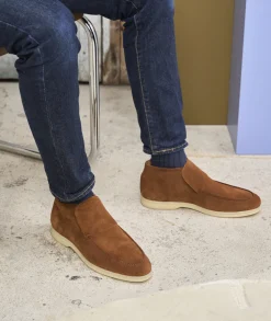 Homme Paire et Fils Desert Boots-Desert boots souple daim