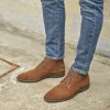 Homme Paire et Fils Desert Boots-Desert boots en daim marron