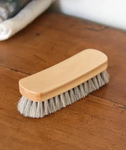 Homme Paire et Fils Ligne De Soins | Produits D'Entretien-Jolie brosse en bois et crin de cheval