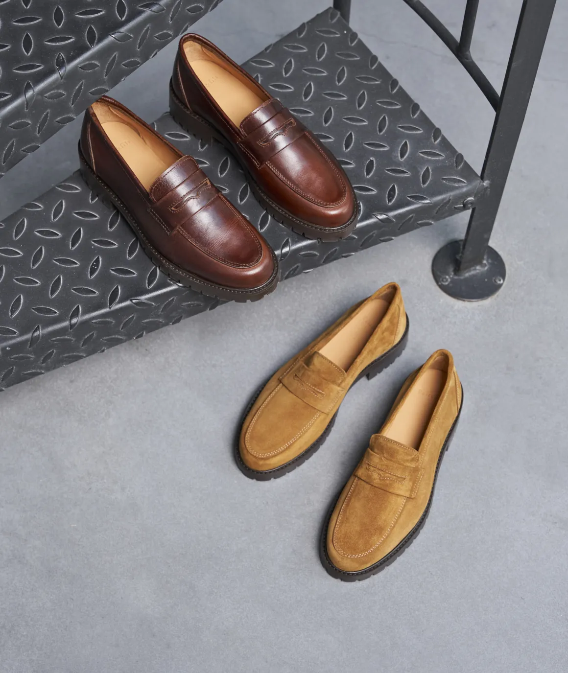 Femme Paire et Fils Mocassins Et Derbies-MOCASSIN CRANTÉ FEMME EN DAIM NOIR
