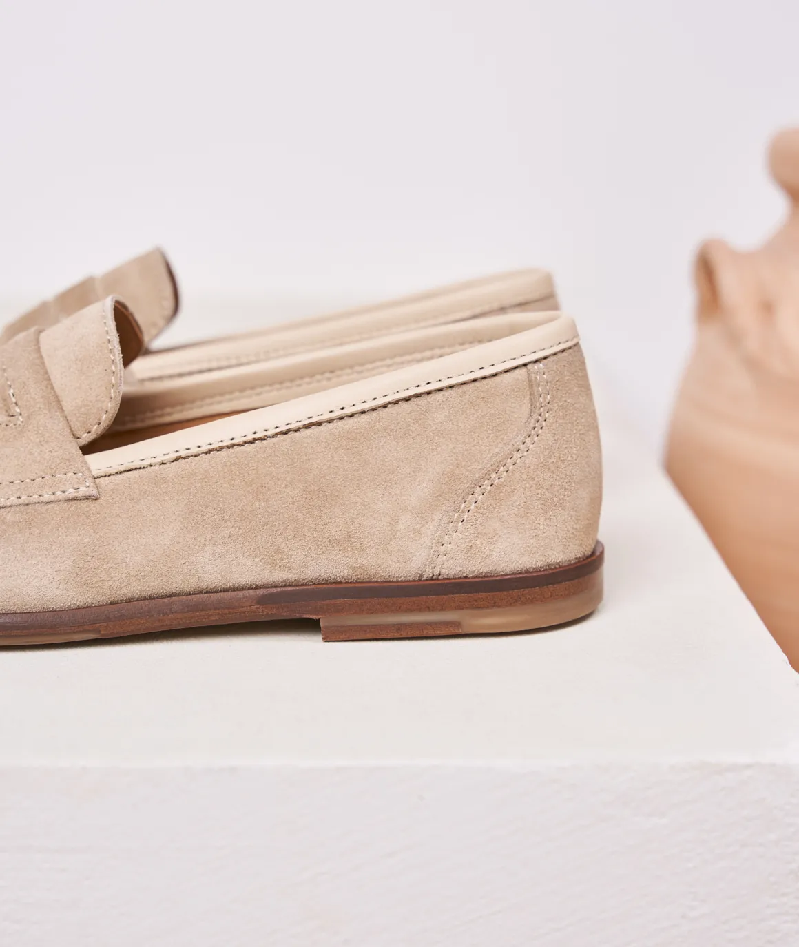 Femme Paire et Fils Mocassins Et Derbies-Mocassin daim beige