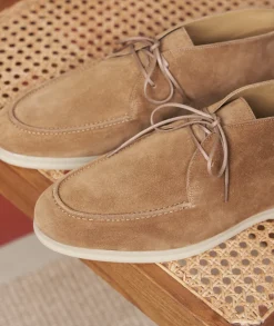 Homme Paire et Fils Mocassins-Mocassin en daim