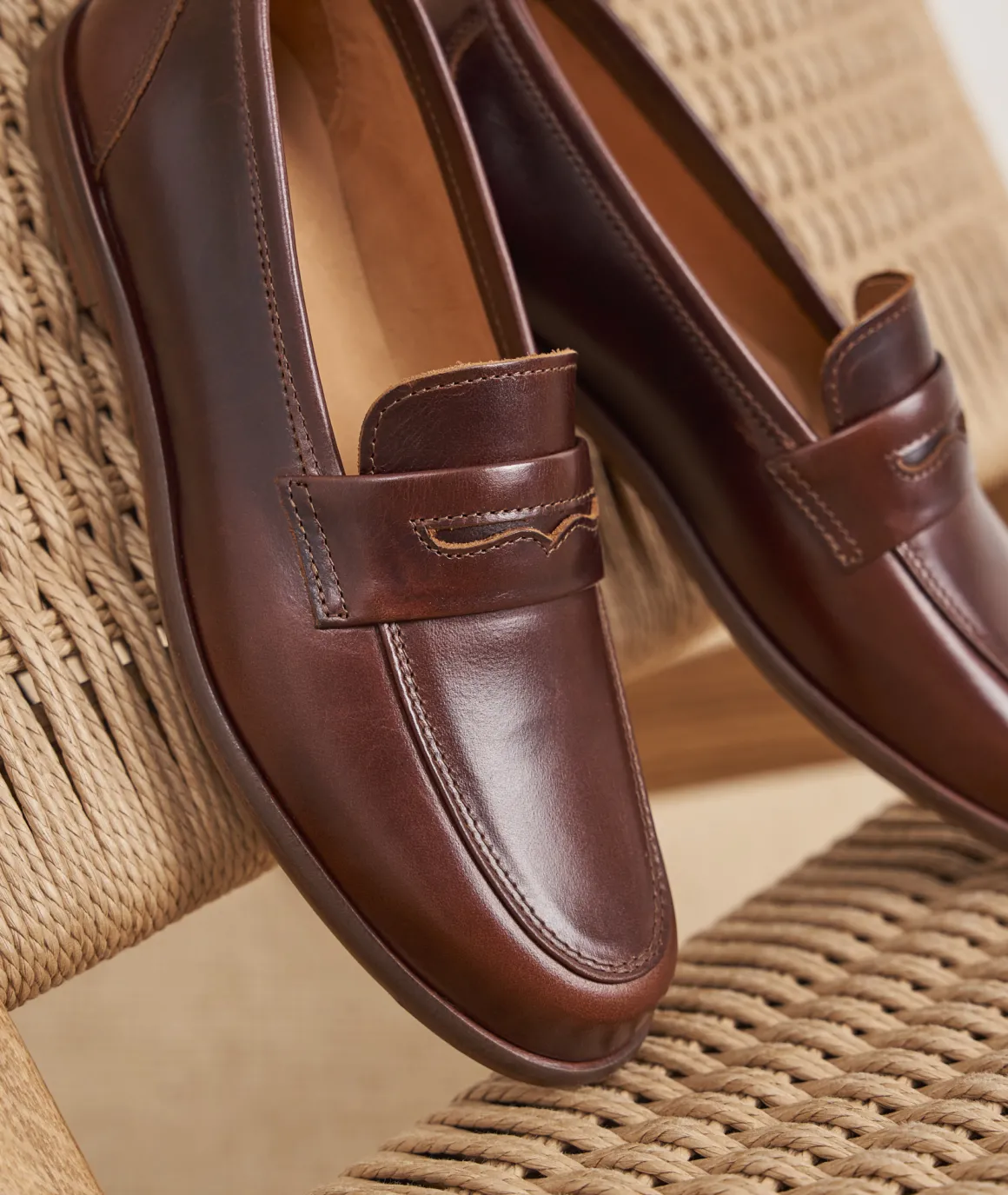 Femme Paire et Fils Mocassins Et Derbies-Mocassin femme cuir patiné